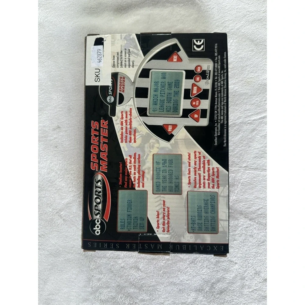 Vtg ABC Sports Master Handheld GAME 2004 Electronic Multiple Sports Trivia MINT